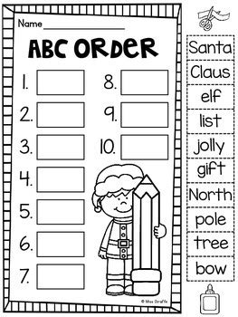As an amazon associate, i earn from qualifying purchases. Free Christmas No Prep Worksheets by Miss Giraffe | TpT
