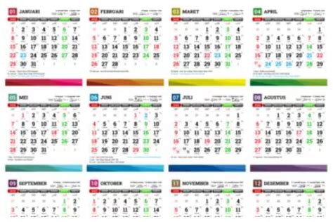 Catet Nih Daftar Hari Libur Nasional Dan Cuti Bersama Tahun