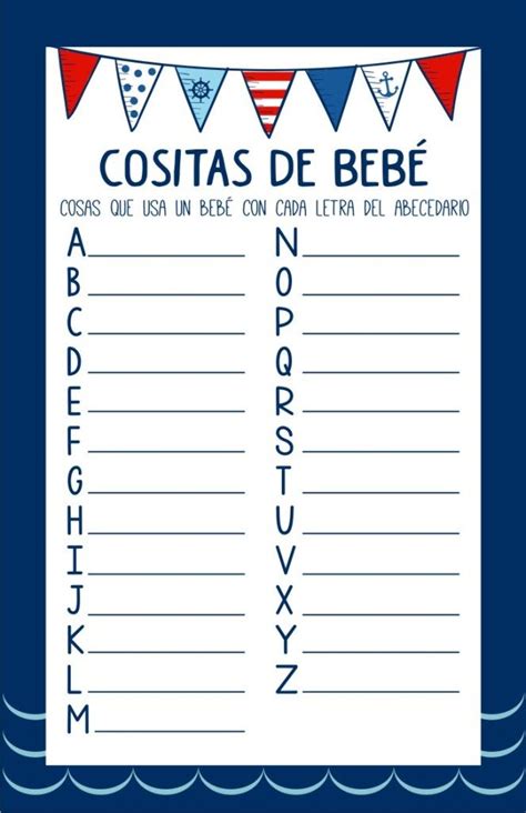 Maybe you would like to learn more about one of these? Invitación y Juegos para Baby Shower en tema Marinero ...