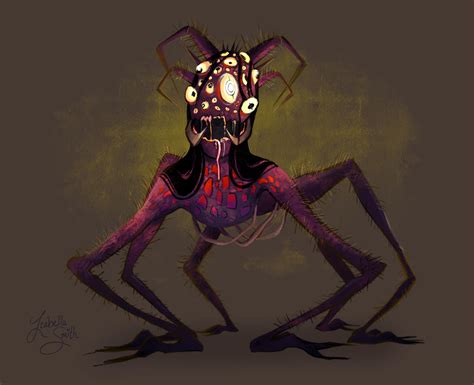 Artstation Mutated Human Spider Monster