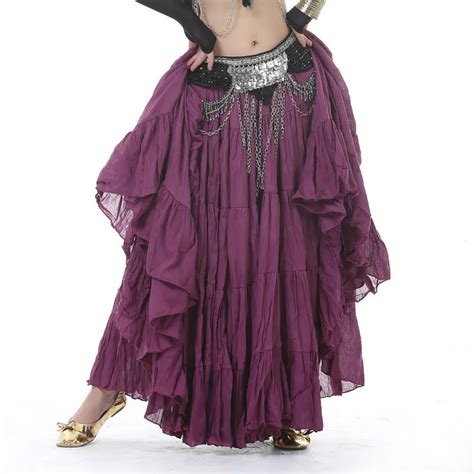 Buy New Style Linen Skirt Gypsy Skirt Clothes Belly Dance Costume Indian Dance