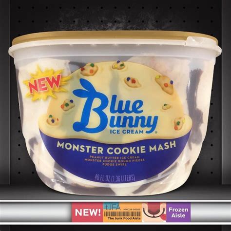 Blue Bunny Monster Cookie Mash Ice Cream The Junk Food Aisle
