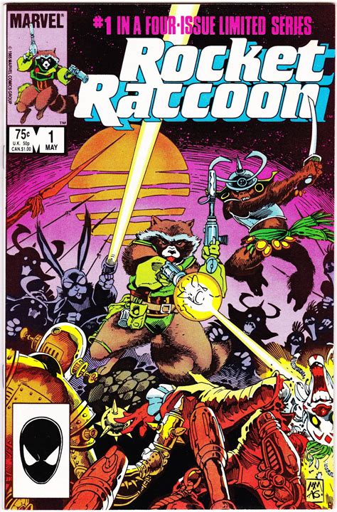 Rocket Raccoon 1 1985 Marvel May 1985 Marvel Comics Rocket Raccoon