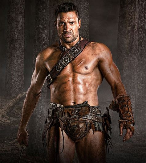 Manu Bennett Played Crixus In Spartacus Great Historical Fiction Series Manu Bennett Manu