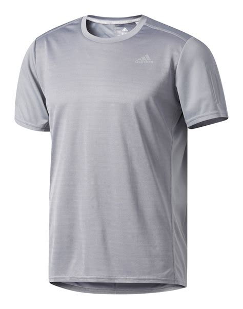 Adidas Mens Response T Shirt Grey Life Style Sports