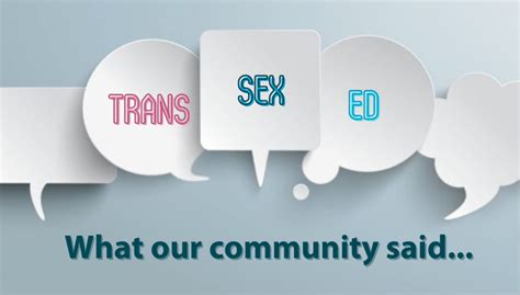 Trans Sex Ed We Ask The Community Gendergp Transgender Services