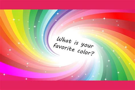 What Is Your Favorite Color Based On Your Answers