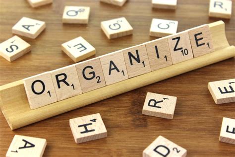Organize Free Of Charge Creative Commons Wooden Tile Image