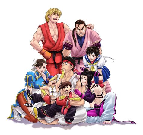 Chun Li Han Juri Hibiki Dan Kasugano Sakura Ken Masters And Others Street Fighter And