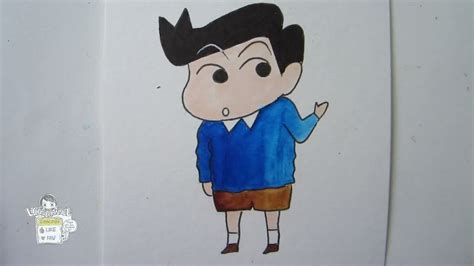 Get drawing ideas from the easy step by step drawing tutorials. How to draw Kazama from Crayon Shin Chan 風間 トオル - YouTube