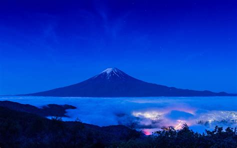Mount Fuji Beautiful Shot Full Hd 2k Wallpaper