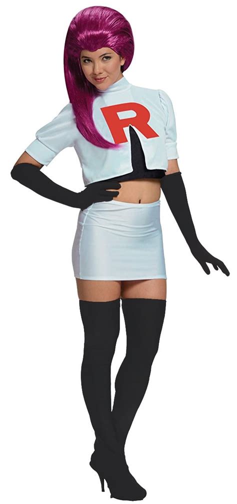 Pokemon Jessie Team Rocket Dress Costume Adult One Size Fits Most