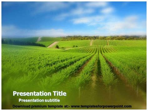 Agriculture Templates For Ppt