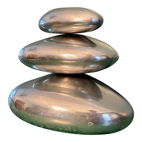 Metal Zen Garden Stacking Stones Set Of 3 Chairish