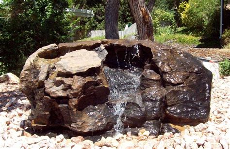 Rock Boulder Fountain Natural Rock Designs Stone Water Features