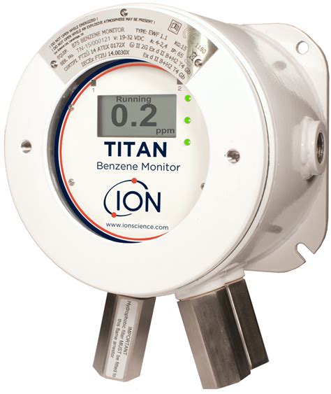 Ion Science Titan Fixed Benzene Gas Monitor Intrinsically Safe Store