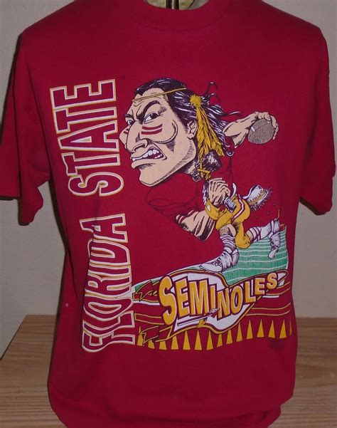 Vintage 1990s Florida State Seminoles Football T Shirt Xl By