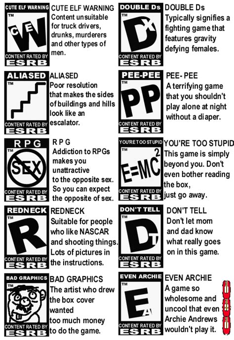 New Esrb Game Ratings Ccc Extra Tainment Cheat Code Central