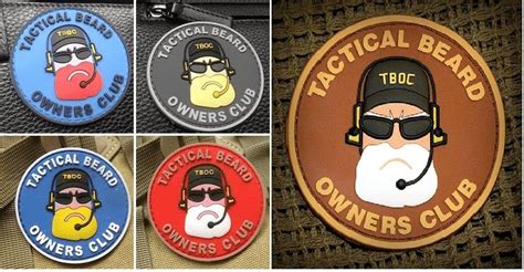 Buckup Tactical Morale Patch Hook Beard Owners Club Tactical Patches 25