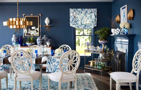 Beautiful Dining Rooms In Blue And White Perfect For Hosting