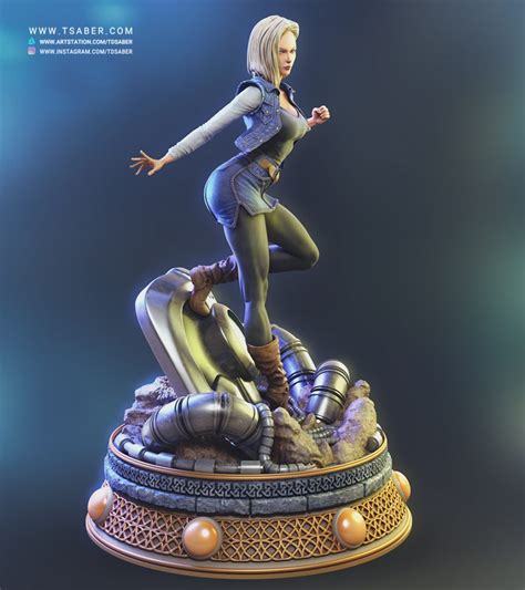 Dragon ball legends is the ultimate dragon ball experience on your mobile device! Android 18 statue - Dragon Ball Z collectibles | Tsaber