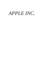 Apple Case Docx Apple Inc Executive Summary College Dropouts Steve