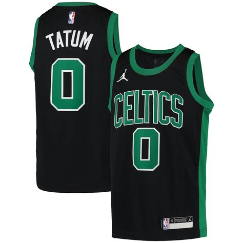 Youth Nike Jayson Tatum Black Boston Celtics 202021 Swingman Player