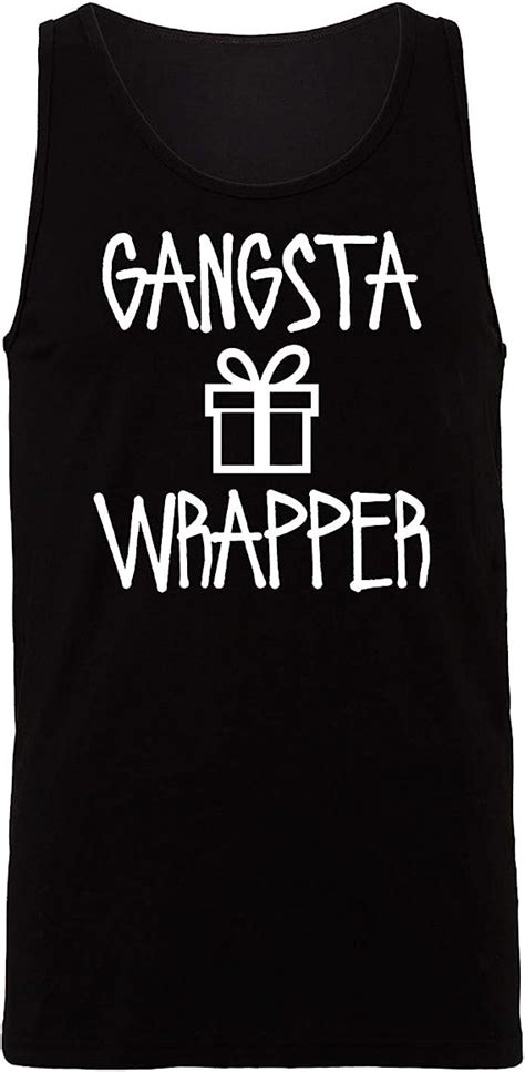 Hippowarehouse Gangsta Wrapper Vest Tank Top Unisex Jersey Amazon Co