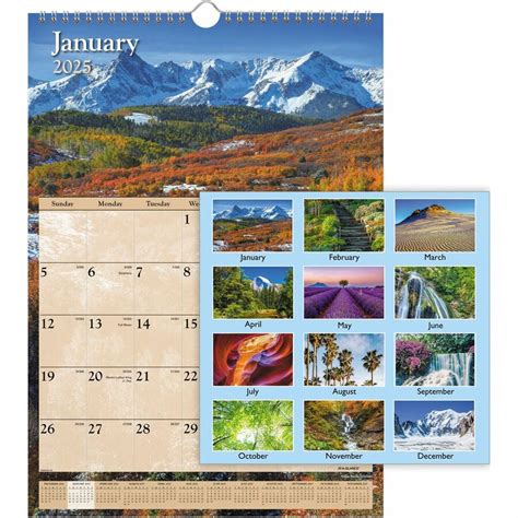 Wall Calendar 2024 Monthly Largest Janot Meredithe