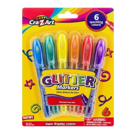 Cra Z Art Glitter Markers Super Bright Colors Hy Vee Aisles Online