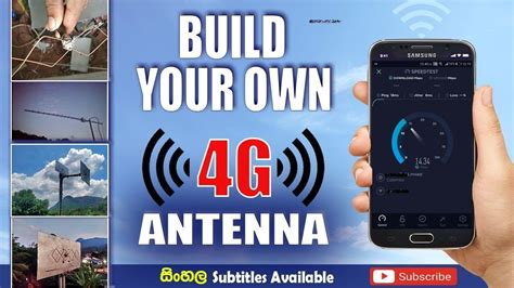 Diy G Lte Antenna With Speed Test Youtube