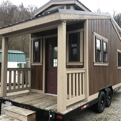 Lofted Tiny Home On Wheels X Feet Tiny House For Sale In Bridgeport Ohio Tiny