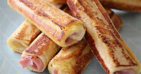 Pain perdu roulé au jambon et comté