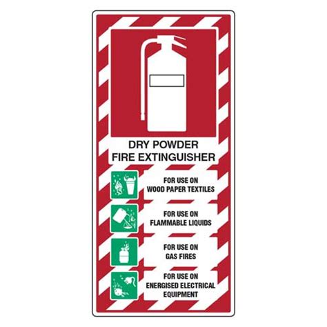 Dry Powder Fire Extinguisher Safety Signs Direct