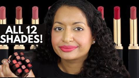 L Or Al Colour Riche Intense Volume Matte Lipsticks Review Youtube