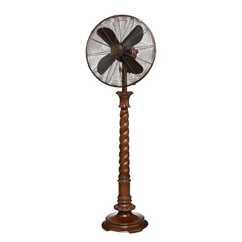 Decobreeze Pedestal Fan Adjustable Height 3 Speed Oscillating Fan 16
