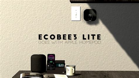 All The Best Sims 4 Cc — Dscombobulate Ecobee3 Lite Smart Thermostat