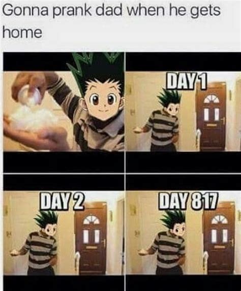 Gon Waits For Dad To Get Home Gonna Prank Dad When He Gets Home
