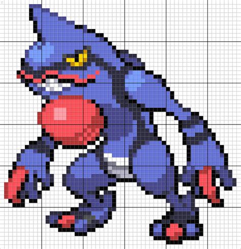 Toxicroak Pokemon Pixel Art Pattern Pixel Art Pokemon Pixel Art Pattern Pixel Art