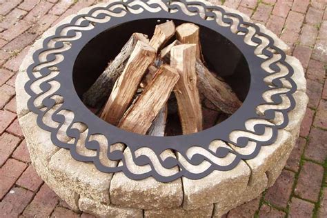 Outdoor Fire Pit Ring Insert Fireplace Design Ideas