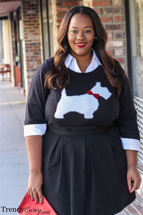 Preppy Holiday Outfit Details Plus Size Fashion Curvy