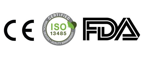 The official colors of the fda logo are: CE ISO FDA | Sapheneia