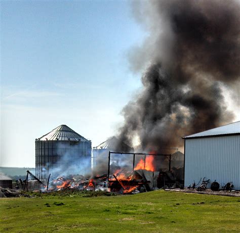 Fire destroys century old barn near Atlantic « KJAN | Radio Atlantic ...