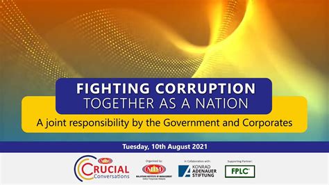 Live Webinar Fighting Corruption Together As A Nation Youtube
