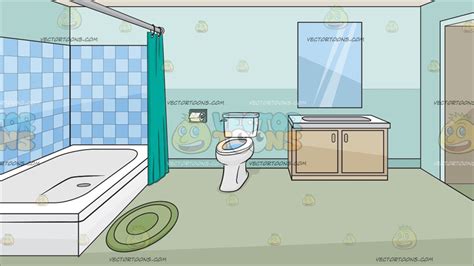 Bathroom Cartoon Picture 3d Model Of Cartoon Bathroom Download In