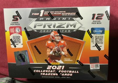 New 2021 Panini Prizm Nfl Draft Picks Football Red Ice Mega Box 60 Cards 7499 Picclick