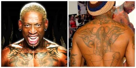 Dennis Rodmans Tattoos Their Meanings Body Art Guru