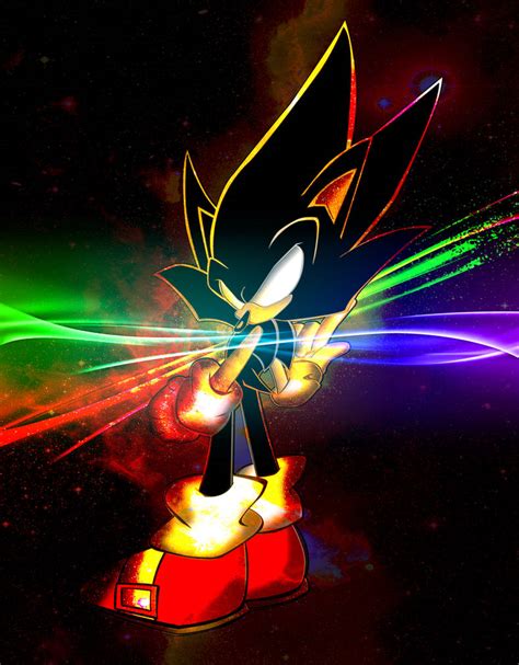 Sonic Dark Super Sonic By Updown1234 On Deviantart