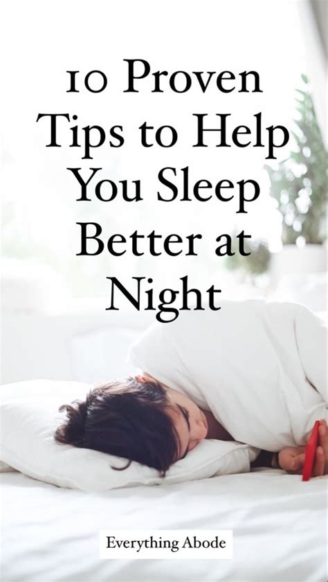 10 Proven Tips To Sleep Better At Night Everything Abode What Helps You Sleep How Can I Sleep