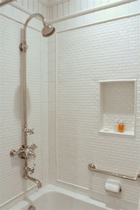 What is subway style tile? 38 white shower tile ideas and pictures